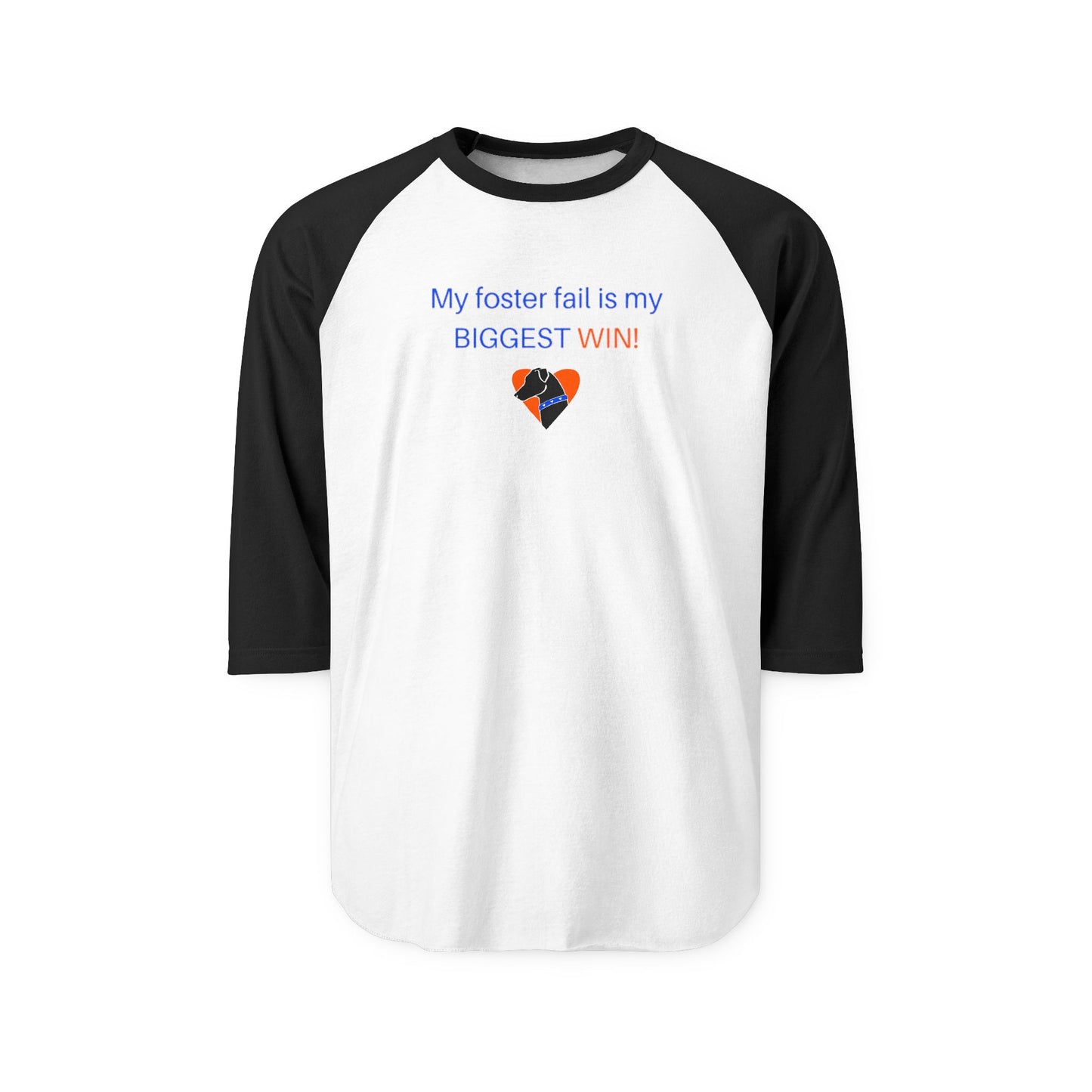 Unisex Three-Quarter Sleeve Raglan Shirt