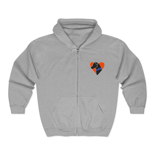 Pawzitively Beautiful Unisex Hoodie | Paw Print Floral Design